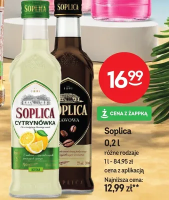Likier Soplica Cytrynówka promocja w Żabka