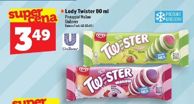 Lody Twister Mallow promocja w TOPAZ