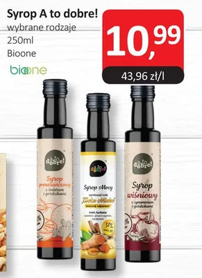 Syrop wybrane rodzaje Bioone promocja w Market Point