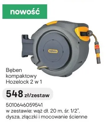 Bęben kompaktowy Hozelock 2 w 1 promocja w Castorama