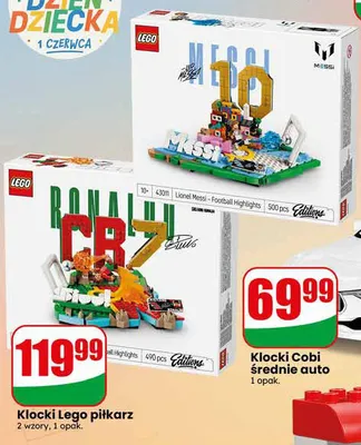 Klocki Lego piłkarz Messi promocja w Dino