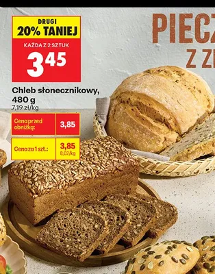Chleb słonecznikowy promocja w Biedronka