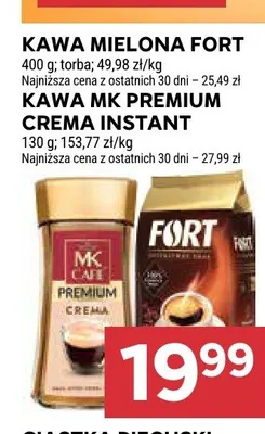 Kawa mielona Fort promocja w Stokrotka