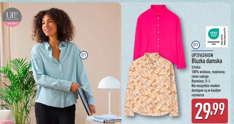 Bluzka damska Up2fashion promocja w Aldi