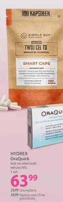 Test na obecność wirusa HIV OraQuick promocja w Hebe