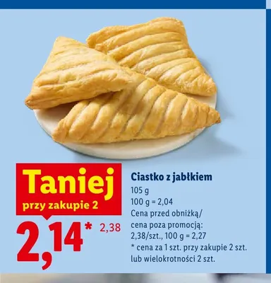 Ciasto maślane z jabłkiem promocja w Lidl