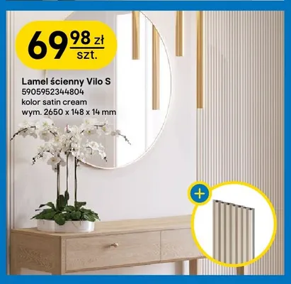 Lamel ścienny Vilo S promocja w Castorama