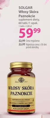 Suplement diety Włosy Skóra Paznokcie promocja w Hebe