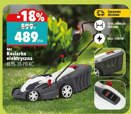 Kosiarka elektryczna LETG-38-PB-KC promocja w Biedronka