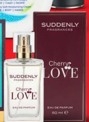Woda perfumowana Suddenly Fragrances Cherry Love promocja w Lidl