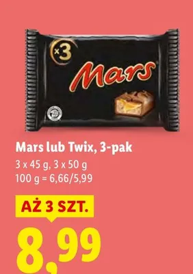 Baton Mars 3-pack promocja w Lidl
