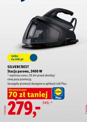 Stacja parowa Silvercrest promocja w Lidl