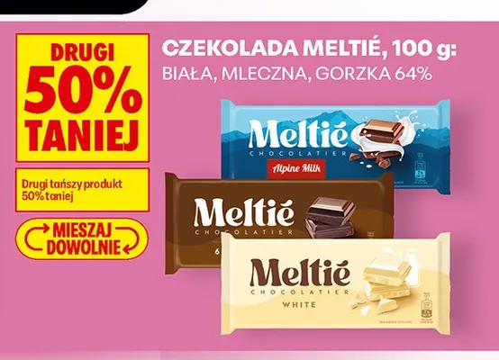 Czekolada gorzka 64% Meltié promocja w Biedronka