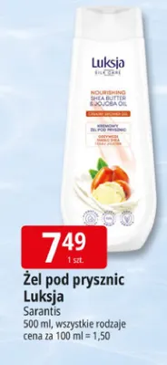 Żel pod prysznic Luksja Nourishing Shea Butter & Jojoba Oil promocja w Leclerc