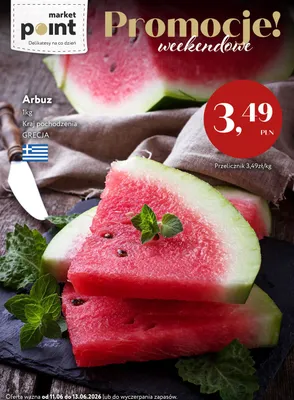 Arbuz Grecja promocja w Market Point