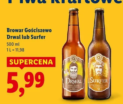 Piwo kraftowe Surfer promocja w Lidl