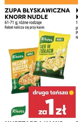 Zupa błyskawiczna Knorr Nudle pieczony kurczak promocja w Stokrotka