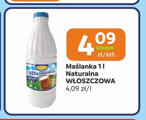 Maślanka naturalna Włoszczowa promocja w Społem Częstochowa