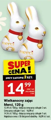 Wielkanocny zając Merci promocja w Twój Market