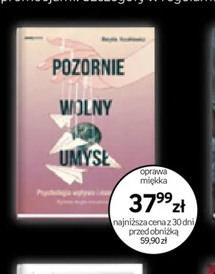 Książka Pozornie wolny umysł promocja w Empik