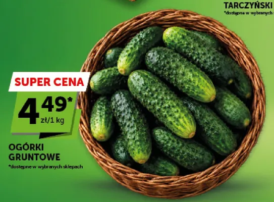 Ogórki gruntowe promocja w Groszek