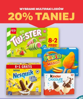 Lody Nesquik 9-pak promocja w Netto