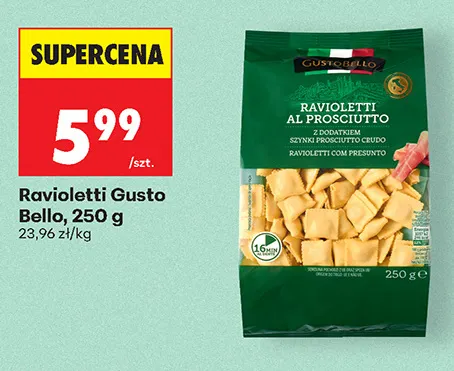Ravioletti Gusto Bello promocja w Biedronka