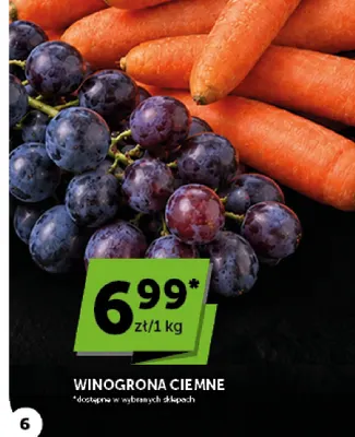 Winogrona ciemne promocja w Euro Sklep