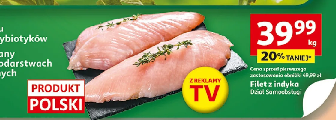 Filet z indyka promocja w Auchan