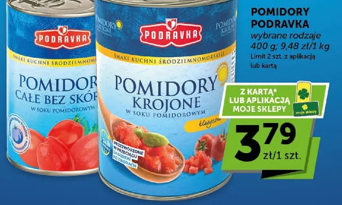 Pomidory całe bez skórki w soku pomidorowym promocja w ABC