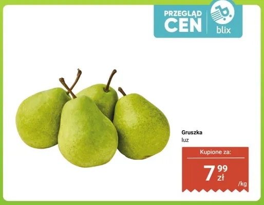 Gruszka luz promocja w Dino