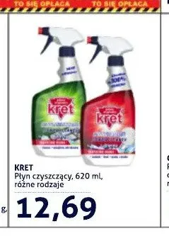 Płyn czyszczący Kret promocja w Blue Stop