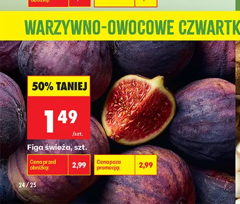 Figi świeże promocja w Biedronka