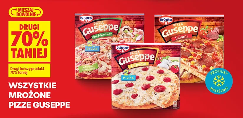 Pizza mrożona Guseppe  wszystkie rodzaje promocja w Biedronka