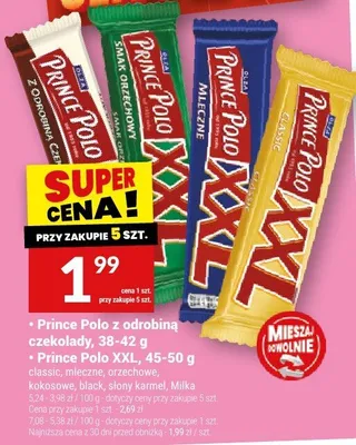 Baton Prince Polo XXL promocja w Twój Market