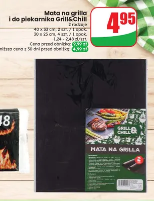Mata na grilla i do piekarnika Grill & Chill 40x33 cm promocja w Dino