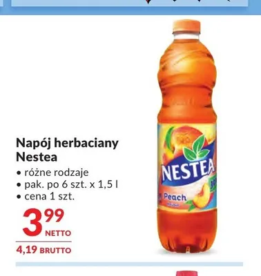 Napój herbaciany Nestea promocja w Makro