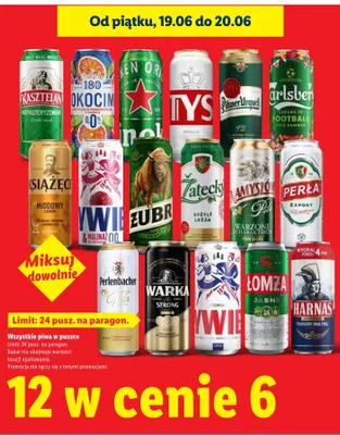 Piwo Pilsner Urquell promocja w Lidl