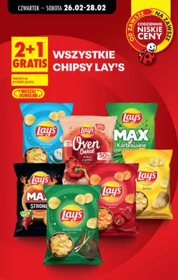Chipsy 2+1 promocja w Biedronka