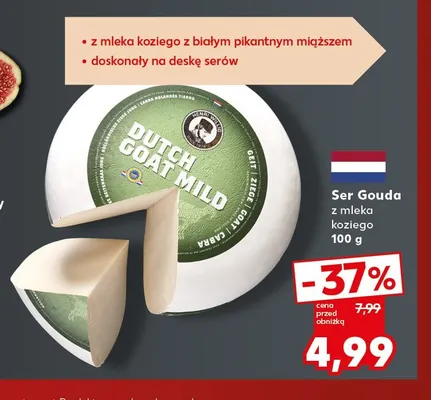 Ser gouda z mleka koziego Henri Willig promocja w Kaufland
