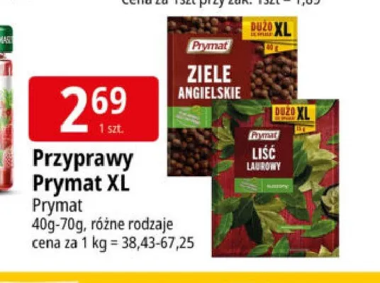 Przyprawa Liść laurowy Prymat XL promocja w Leclerc