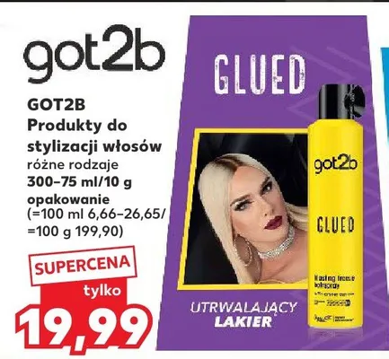 Produkty do stylizacji włosów różne rodzaje promocja w Kaufland