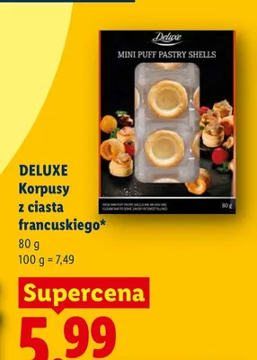Korpusy z ciasta francuskiego promocja w Lidl
