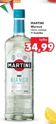 Wermut Martini Bianco promocja w Kaufland