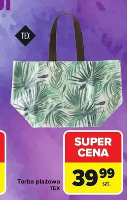 Torba plażowa TEX promocja w Carrefour