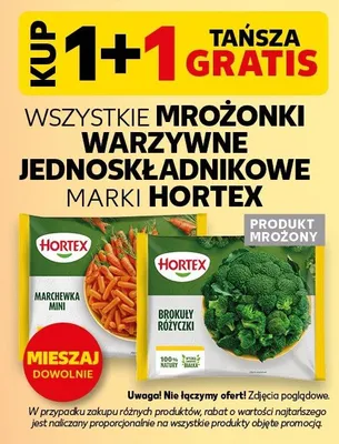 Mrożonki warzywne jednoskładnikowe promocja w Kaufland