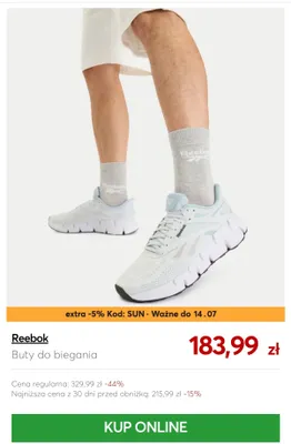 Buty do biegania Reebok promocja w eobuwie.pl