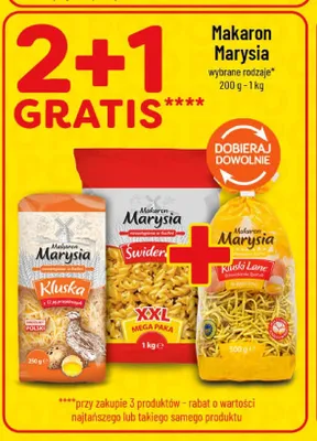 Makaron Marysia Kluska z jaj przepiórczych promocja w POLOmarket