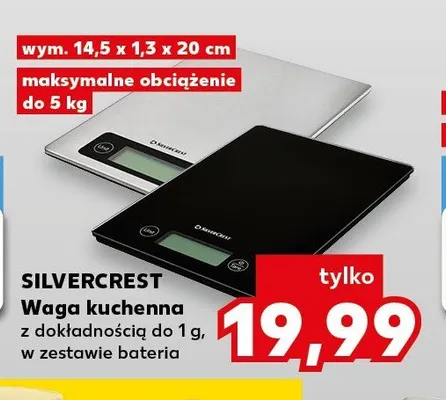 Waga kuchenna Silvercrest promocja w Kaufland