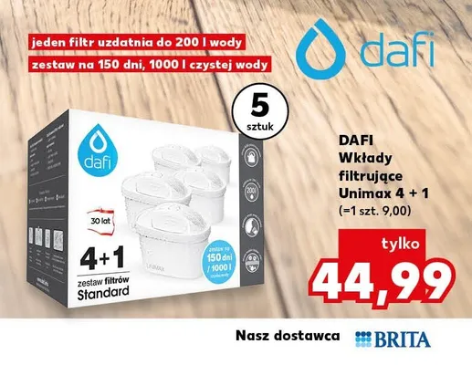 Wkłady filtrujące DAFI Unimax 5-pak promocja w Kaufland